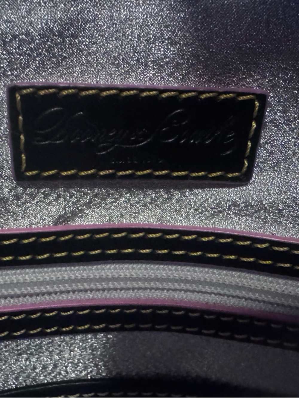 EUC/ LIKE NEW Dooney & Bourke Multi Mickey Silhouette Tote 10th anniversary bag - Picture 7 of 7